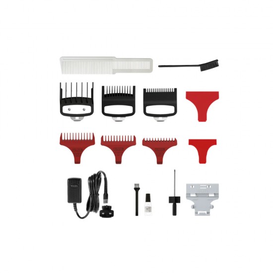 Set Barber Combo Wahl Mașină De Tuns Magic Clip Cordless + Mașină De Contur Detailer Li Negru