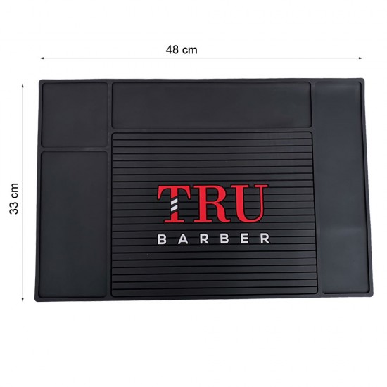 Covoras din cauciuc pentru ustensile frizerie True Barber