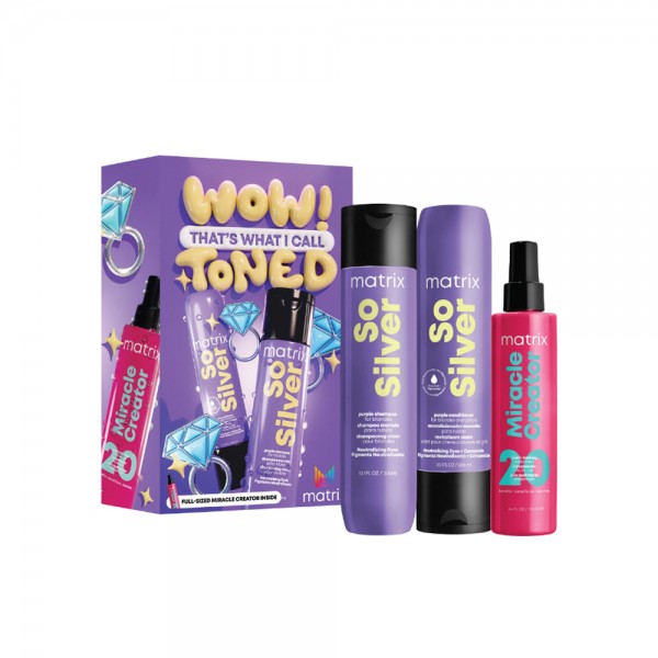 Set Pentru Par Blond Matrix Total Results So Silver